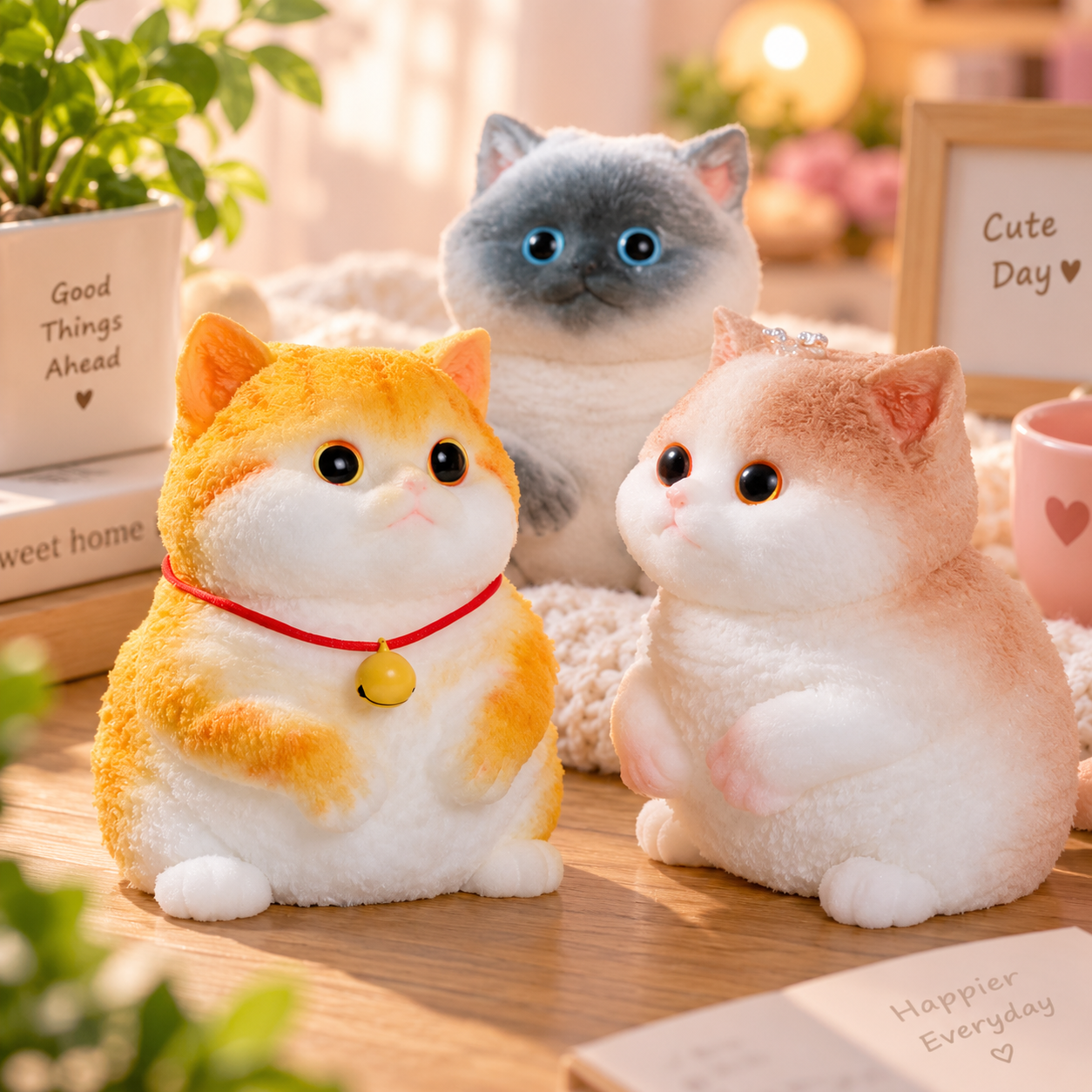 RAPOLL Large Taba Handmade Silicone Squeeze Toy - Cartoon Stress Relief Toys for Autism, Hyperreal Kawaii Simulation Cat/Dog, DIY Unique Gifts, Squishys