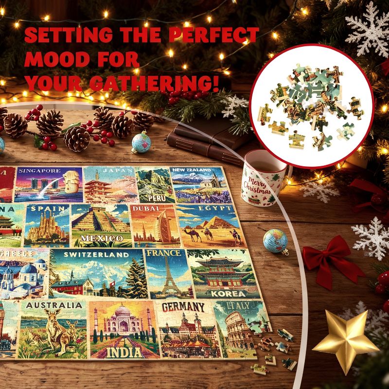 Joyfy world travel puzzle advent calendar – product view 3