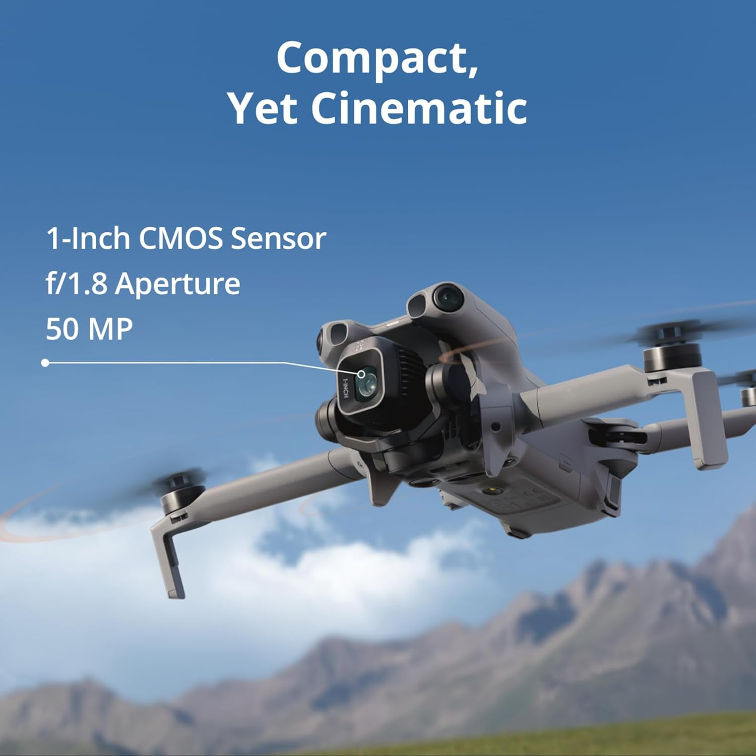 🎉Last Day 80% OFF⏰️Fly More Combo Plus with  RC , Drone with Camera, 1-Inch CMOS, 4K Drone for Beginners, Obstacle Sensing, ActiveTrack 360°, 225° Gimbal Rotation, Extended Battery Life