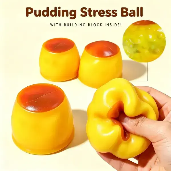 6‑Piece Squishy Crunchy Stress Relief Fidget Toys, ASMR Squeeze Sensory Decompression Toys, Relaxing Unique Stress Ball Party Gifts, Sensory Room Supplies, 6 Different Food‑Shaped Styles, Novelty Holiday Gifts
