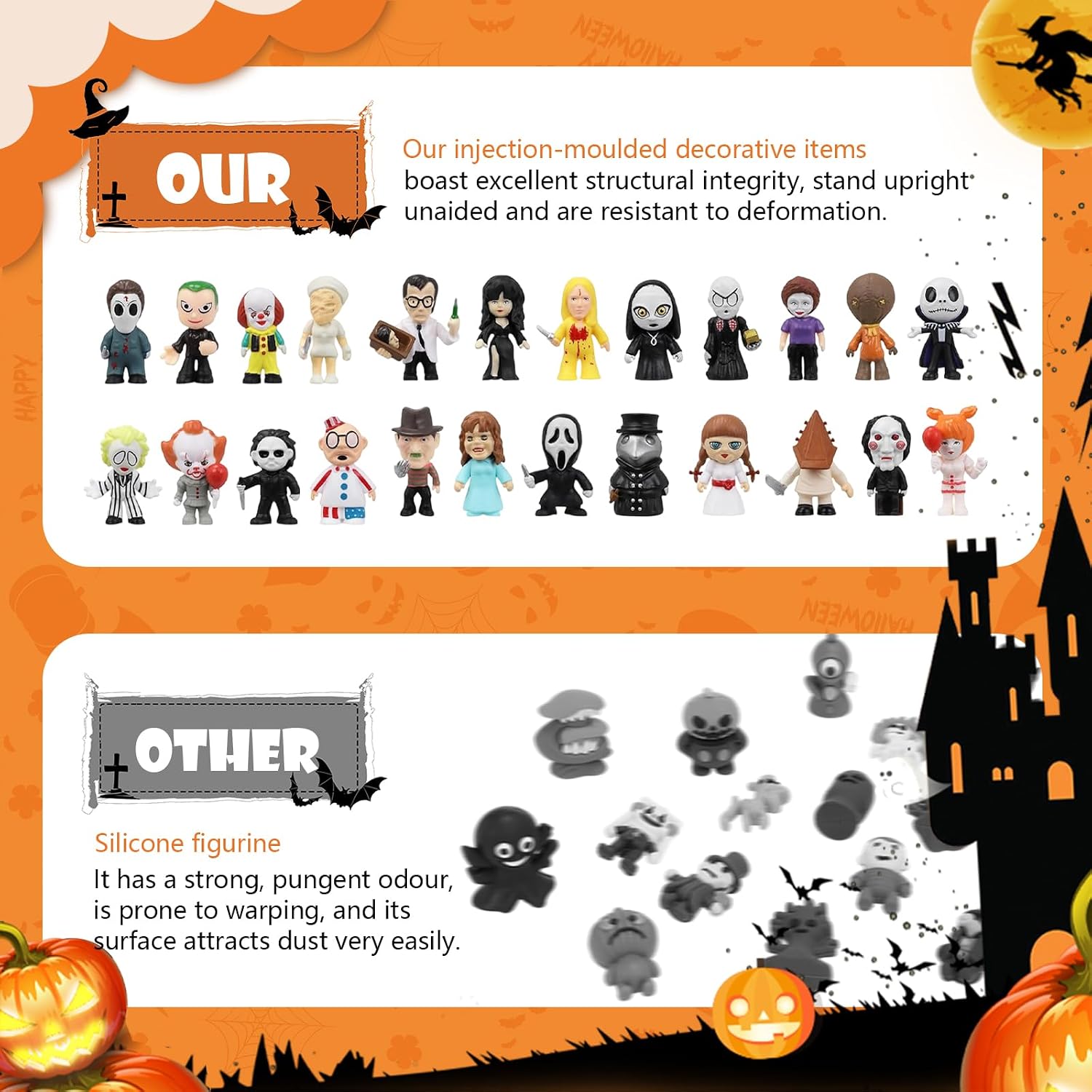 Horror Movie Character Advent Calendar – 24 Collectible Figures - product view 4