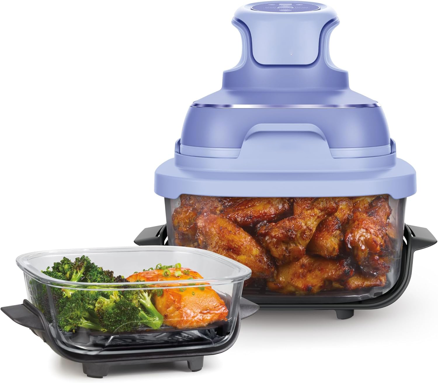 Portable 4-in-1 Air Fryer – 3.8L & 1.4L, 1700W
