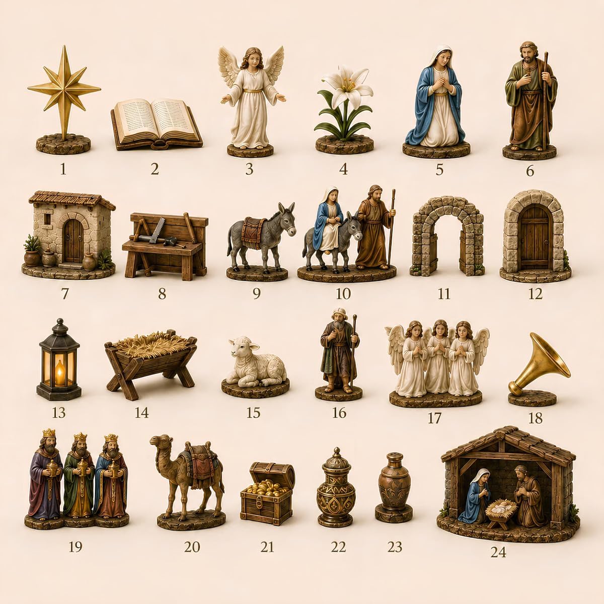 Journey to Bethlehem Advent Calendar – 24-Day Christmas Countdown - product view 7