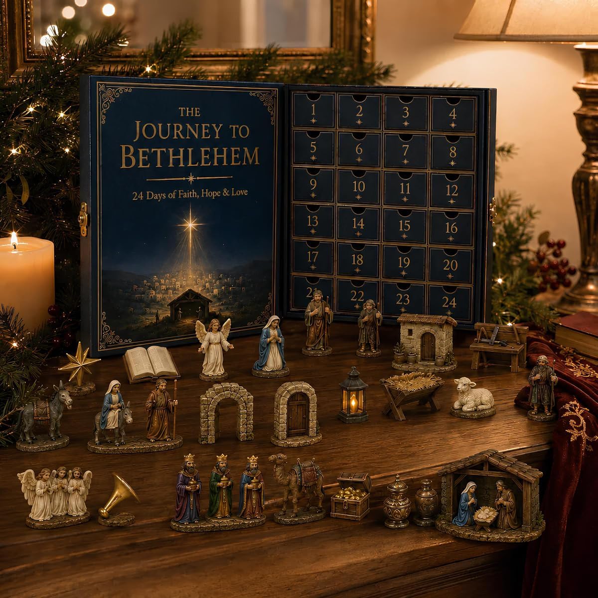 Journey to Bethlehem Advent Calendar – 24-Day Christmas Countdown - product view 2