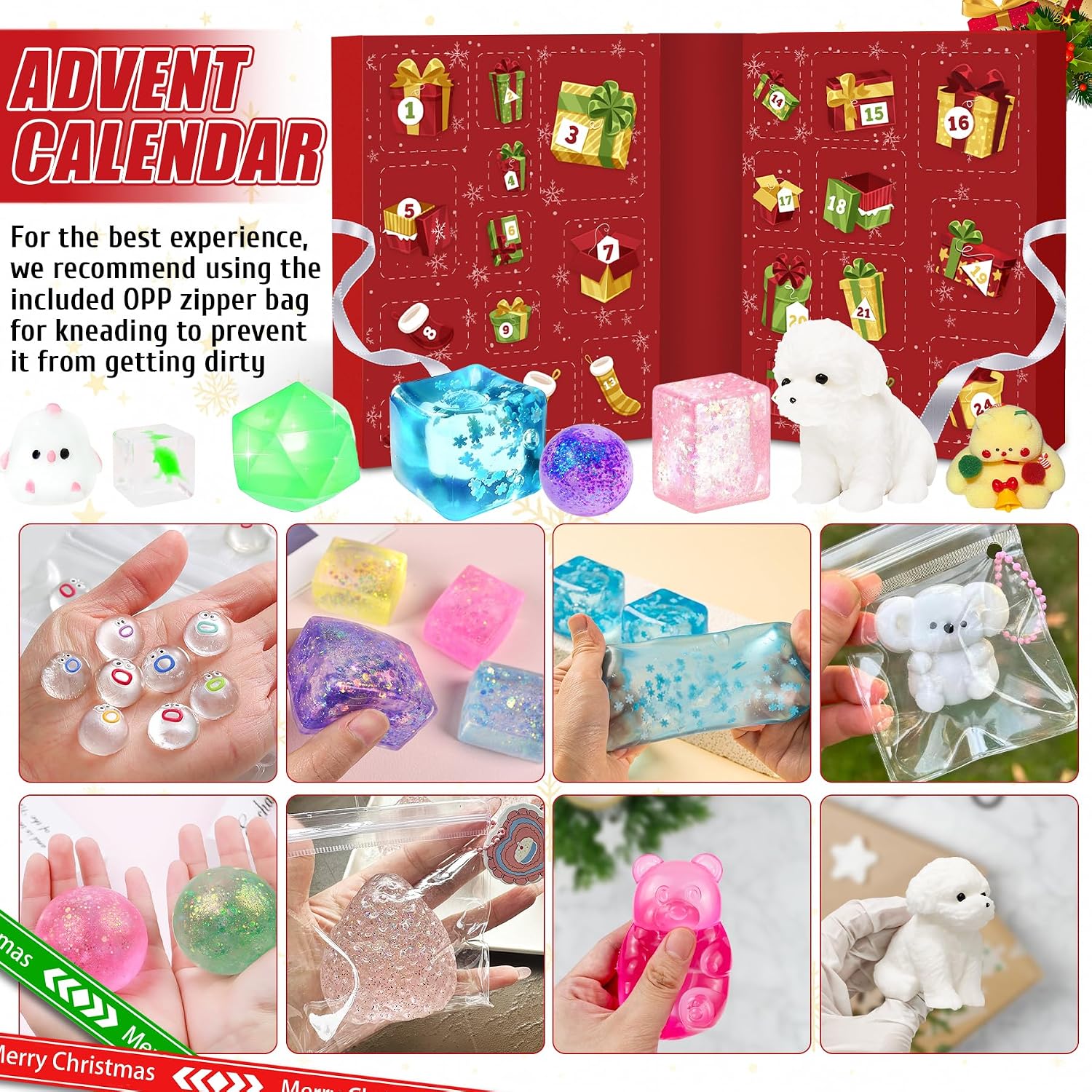 Squishy Toy Advent Calendar – 24 Christmas Surprises - product view 5