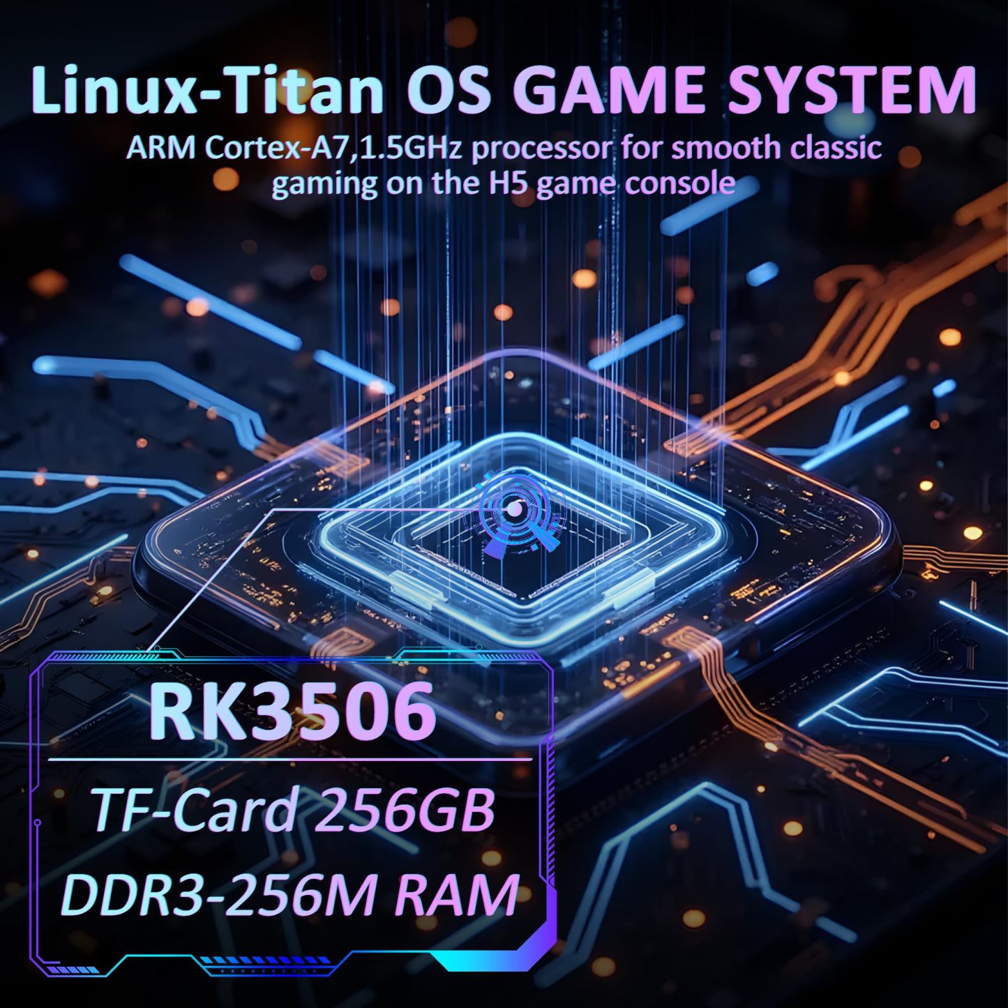 Retro Gaming Console, 5.0 Inch IPS HD Screen Handheld Game Console, 256GB TF Card Build-in 40000+ Classic Games, Portable Video Arcade Support 34+ Emulators with 4000mAh Battery, Black