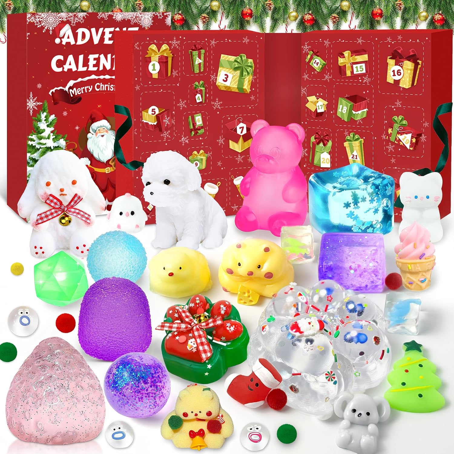 Squishy Toy Advent Calendar – 24 Christmas Surprises - product view 1