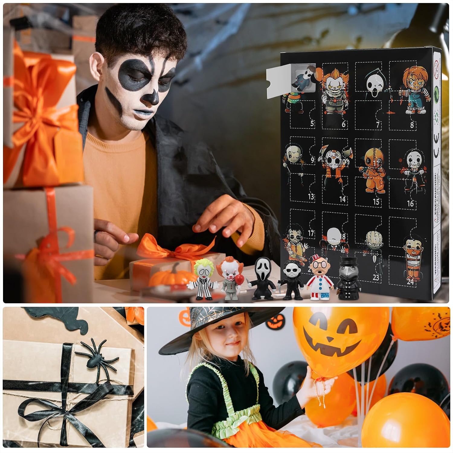 Horror Movie Character Advent Calendar – 24 Collectible Figures - product view 6