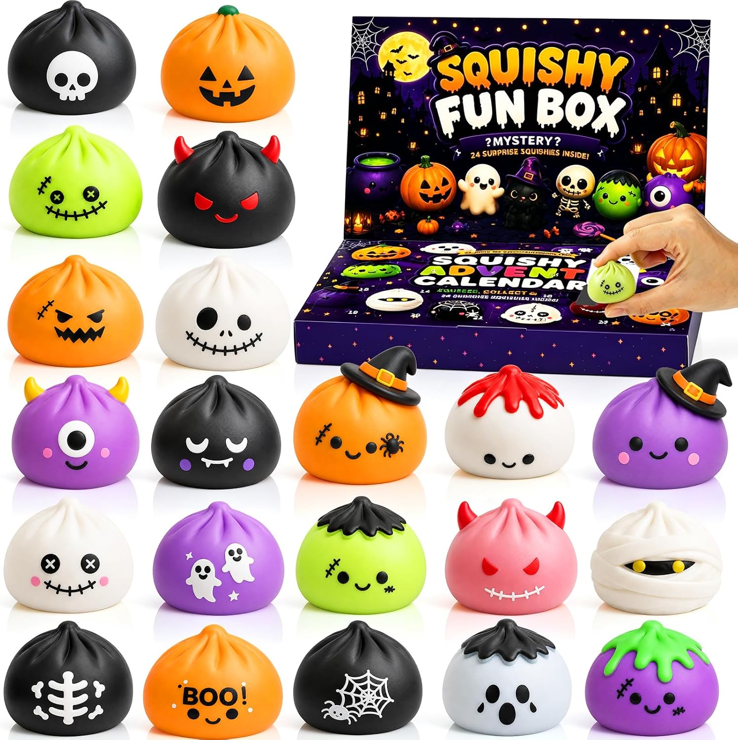 Halloween & Christmas Character Advent Calendar – Choose Your Theme - Orange