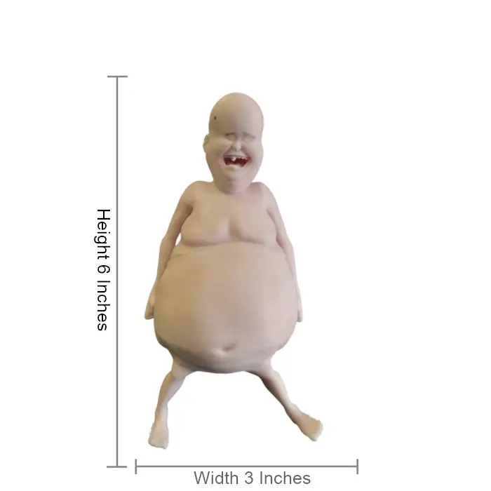 Rene TheMugly Doll – Choose Firmness & Filling (Sand or Gel) – Funny Squishy Stress Toy – Great Birthday, Holiday, or White Elephant Gift