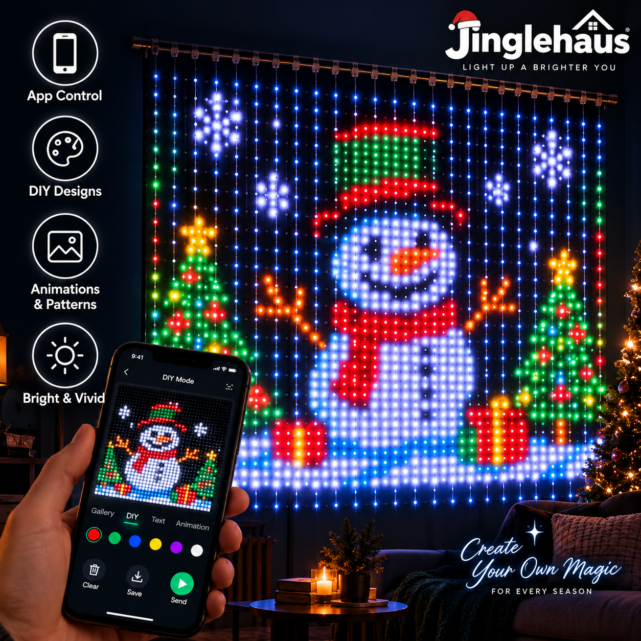 🔥LAST DAY 60% OFF - JingleHaus String Lights