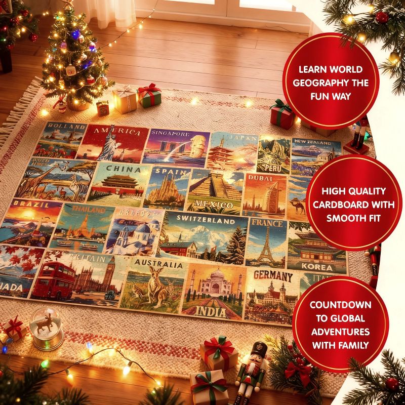 Joyfy world travel puzzle advent calendar – product view 4