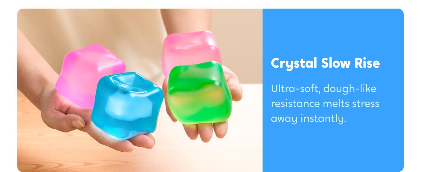 JOYIN 4 Pack Stress Cube, 2'' High Density Cube Fidget Toy, Stress Relief with Slow Rising Sensory Squishy Toys for Kids Adults, Birthday Gifts, Party Favors, Classroom Prizes for Boys Girls, Butter Stick Squishy JOYIN 4 Pack Stress Cube, 2'' High Density Cube Fidget Toy, Stress Relief with Slow Rising Sensory Squishy Toys for Kids Adults, Birthday Gifts, Party Favors, Classroom Prizes for Boys Girls, Butter Stick Squishy