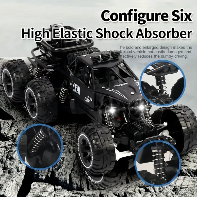 🔥Six-wheel alloy rock climbing remote control car