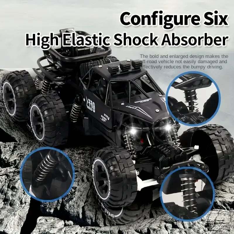 🔥Six-wheel alloy rock climbing remote control car