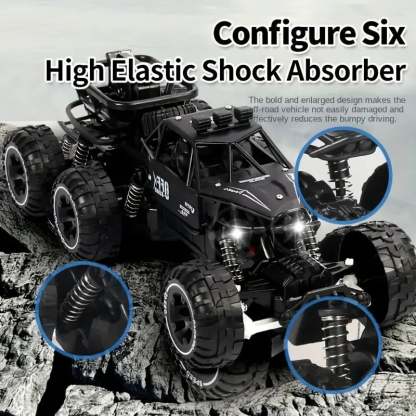 🔥Six-wheel alloy rock climbing remote control car