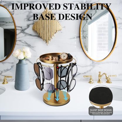 360° Rotating Sunglass Organizer