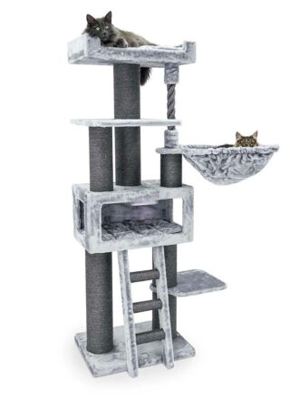 Cat Tree with Cat Condo and Hammock