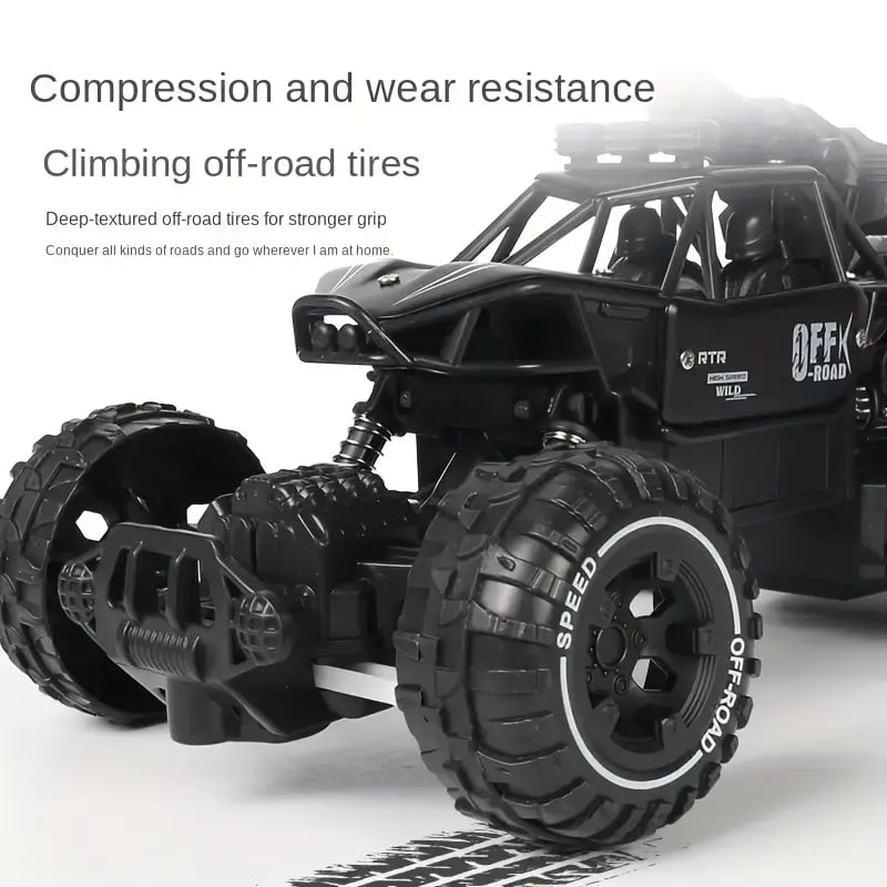 🔥Six-wheel alloy rock climbing remote control car