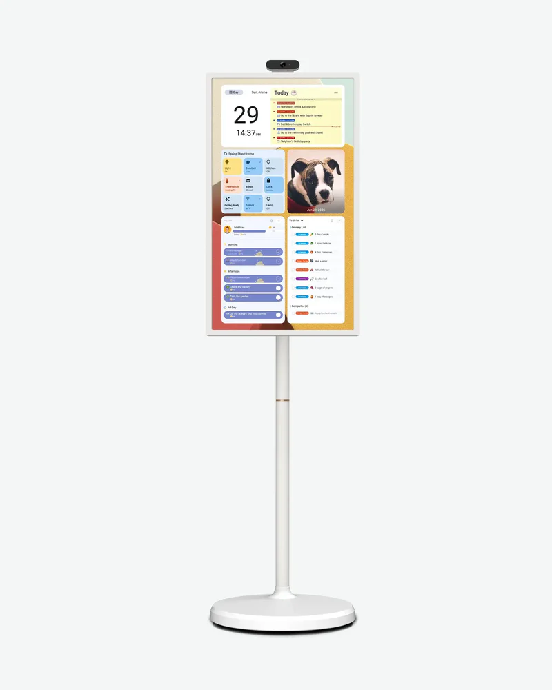 Next-Gen 32” Portable Smart TV on Wheels – Take Your Screen Anywhere