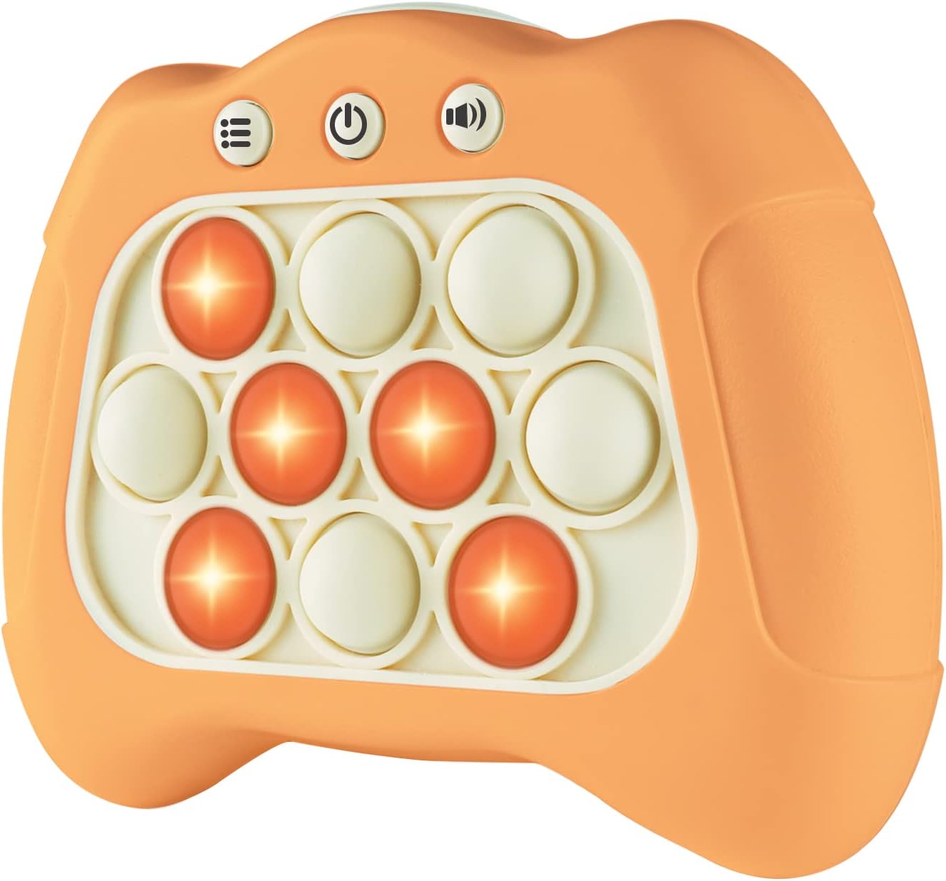 Pop The Target! Handheld Speed Push Game Machine: A Fun Multiplayer Game for Family. Sensory Fidget Toy Christmas Toys Gifts for 6 7 8 9 10 11 12 Years Old Kids Road Trip Car Games Kids White