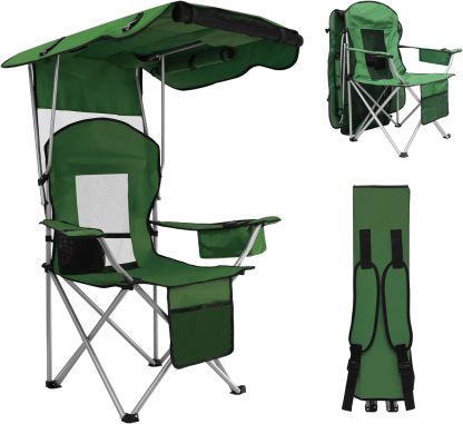 All-in-One Camping Chair | Portable Outdoor Chair with Cooler & Cup Holder