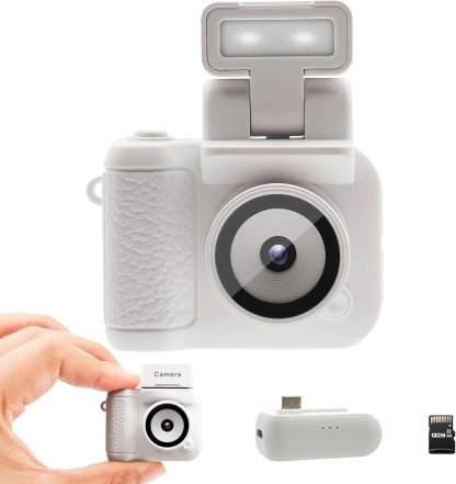 Capture Life in 1080P – Compact Digital Camera with 32GB & Easy One-Touch Shooting