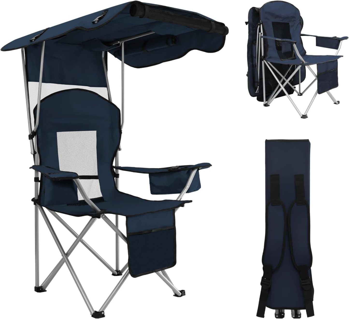 All-in-One Camping Chair | Portable Outdoor Chair with Cooler & Cup Holder