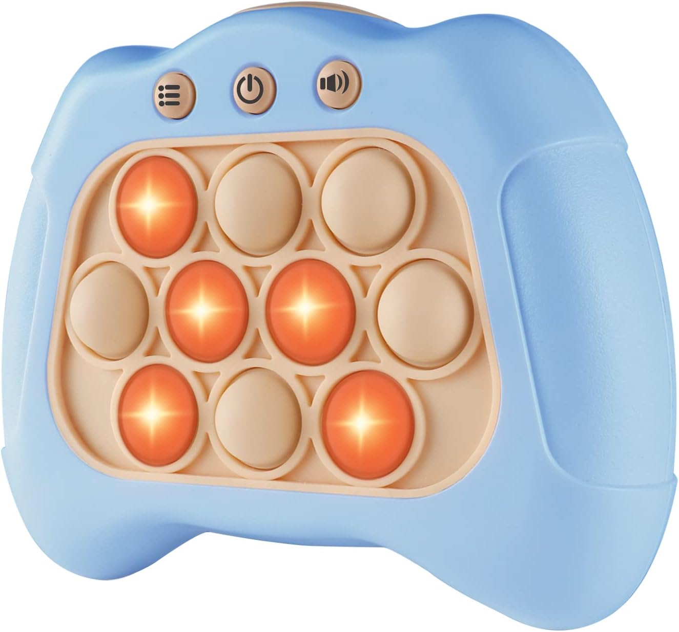 Pop The Target! Handheld Speed Push Game Machine: A Fun Multiplayer Game for Family. Sensory Fidget Toy Christmas Toys Gifts for 6 7 8 9 10 11 12 Years Old Kids Road Trip Car Games Kids White