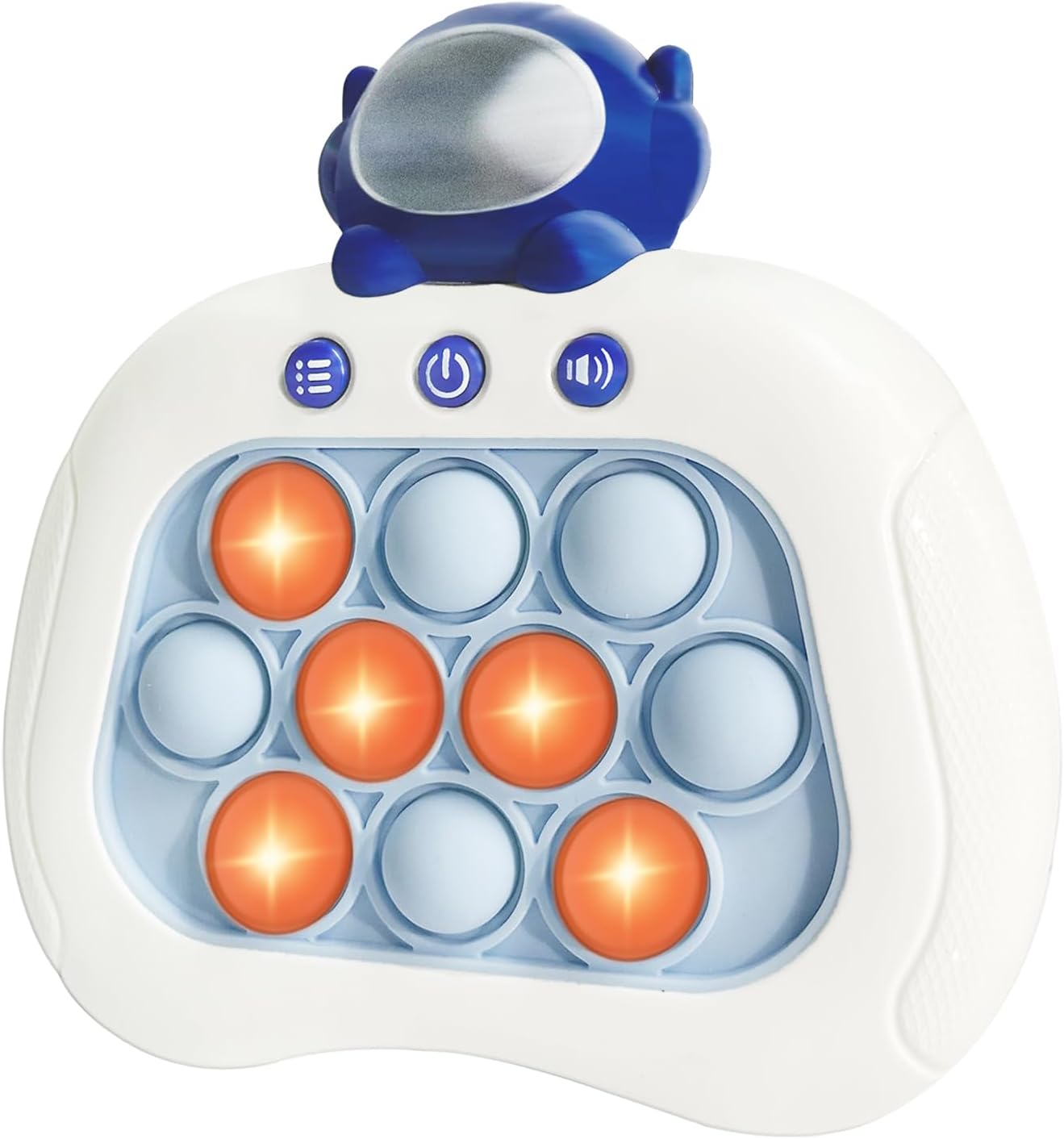 Pop The Target! Handheld Speed Push Game Machine: A Fun Multiplayer Game for Family. Sensory Fidget Toy Christmas Toys Gifts for 6 7 8 9 10 11 12 Years Old Kids Road Trip Car Games Kids White