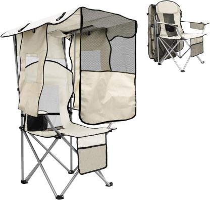 All-in-One Camping Chair | Portable Outdoor Chair with Cooler & Cup Holder