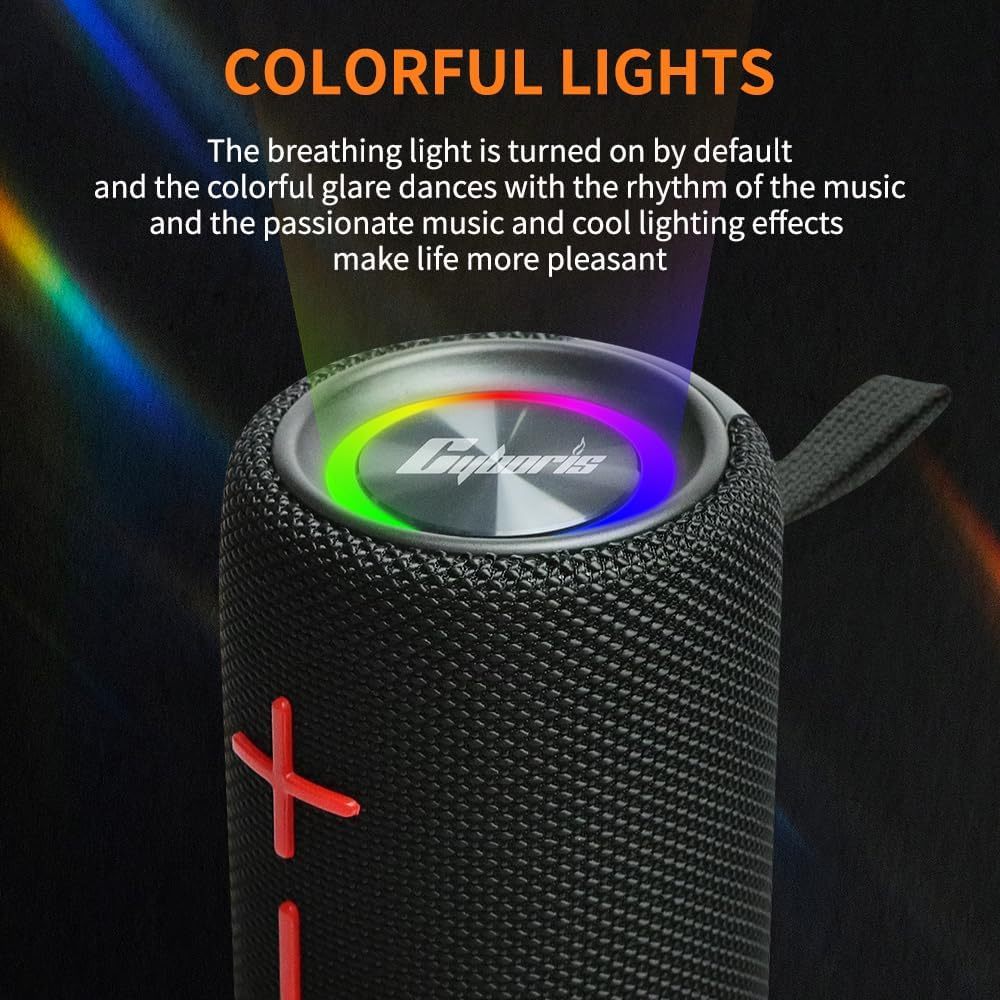 2 in 1 Magnetic Dual Splittable Bluetooth Speaker, IPX6 Waterproof Split Portable Wireless Speaker with 20W Loud Stereo Sound, Bluetooth V5.3, 24H Playtime, Multiple pairing for Home,Outdoor or Travel