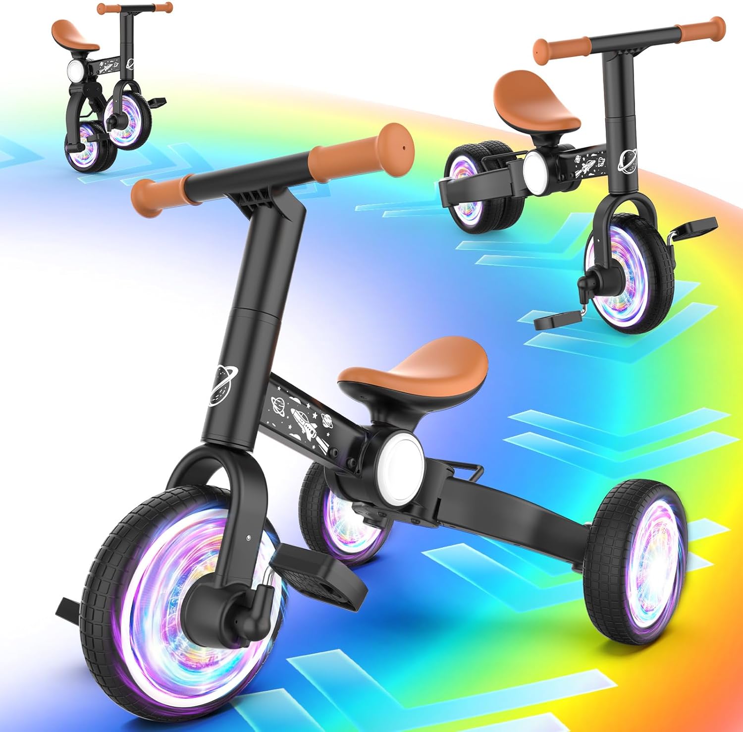 🚲 3-in-1 Toddler Ride-On Tricycle | Grows With Your Child – Safe, Fun & Easy to Ride