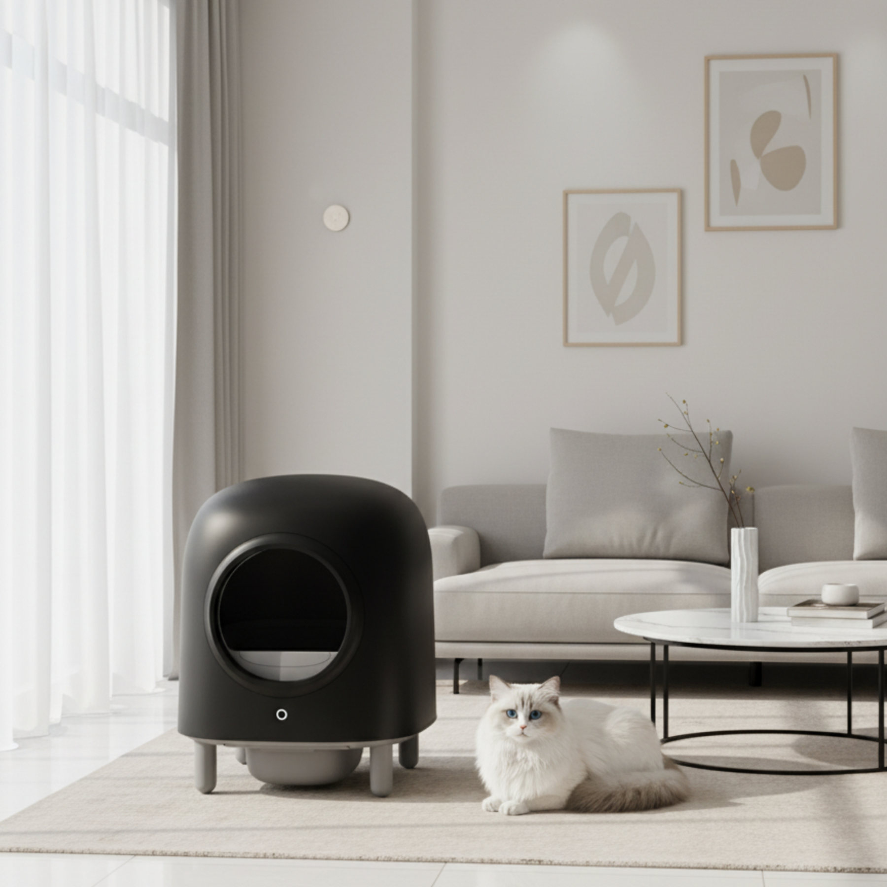 Self-Cleaning Litter Box