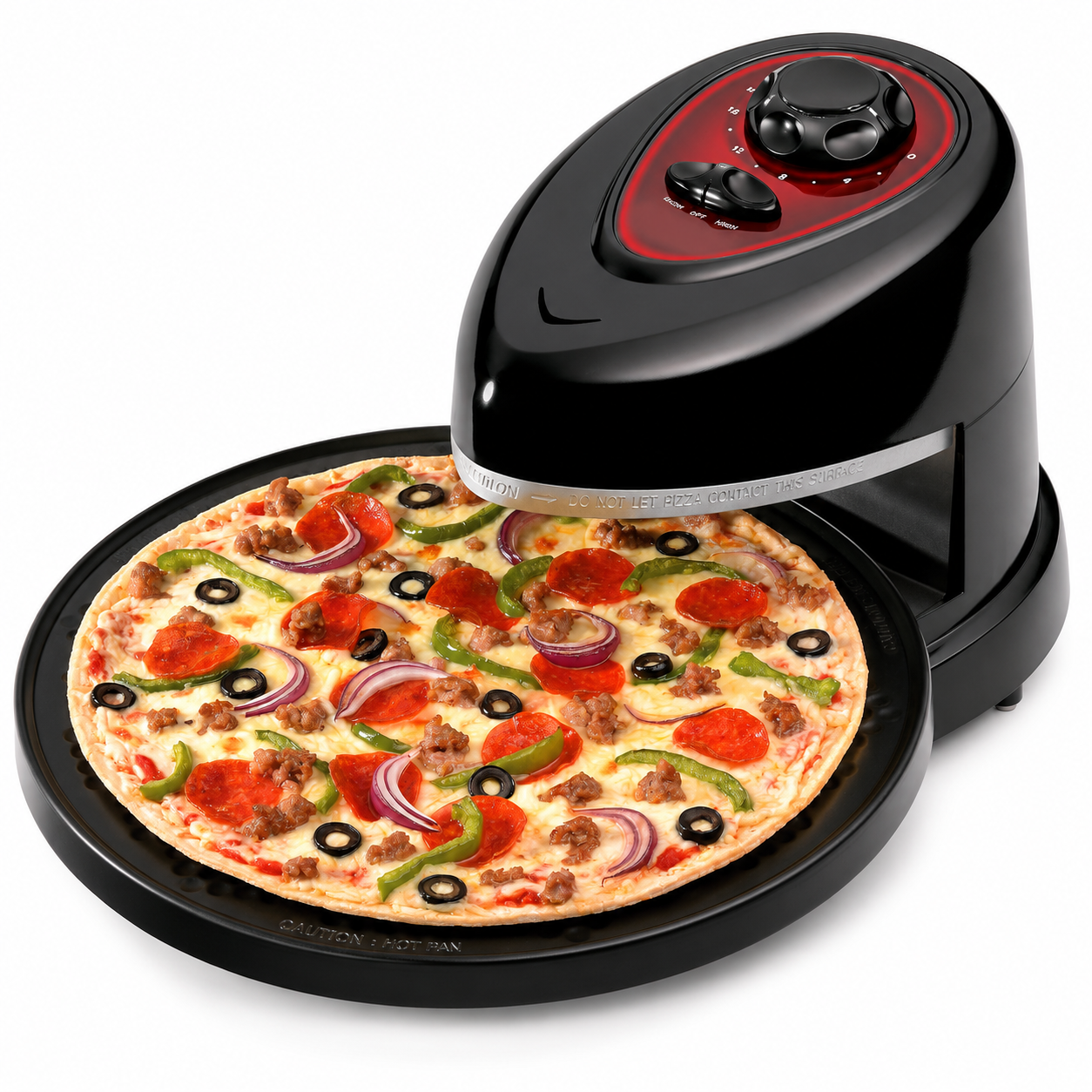360° Rotating Pizza Oven for Perfect Crispy Crust Every Time