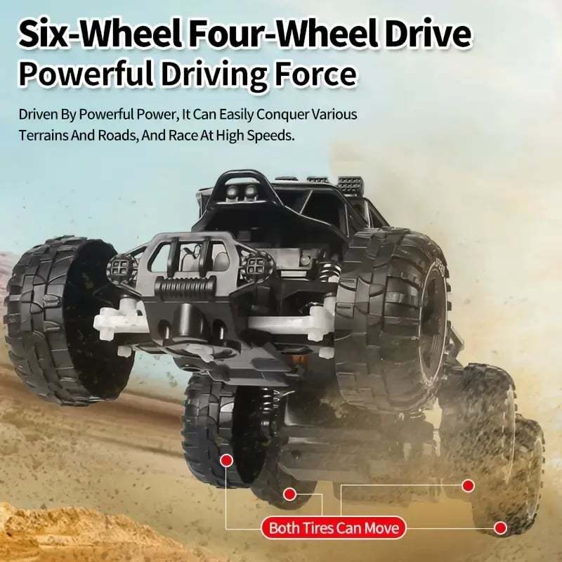 🔥Six-wheel alloy rock climbing remote control car