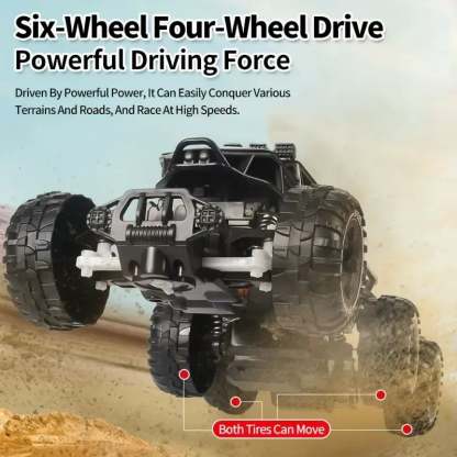 🔥Six-wheel alloy rock climbing remote control car