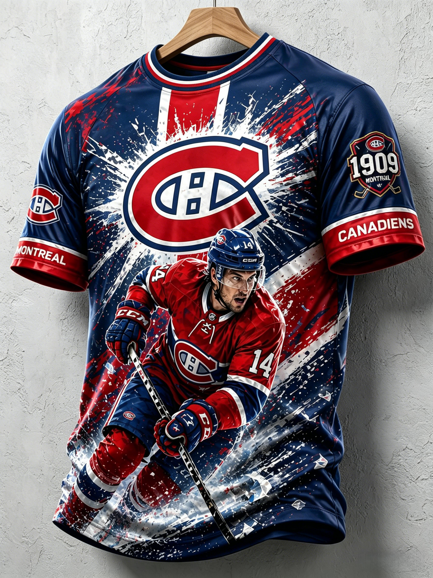 Unisex"Montreal Canadiens"Inspired Trendy T-shirt
