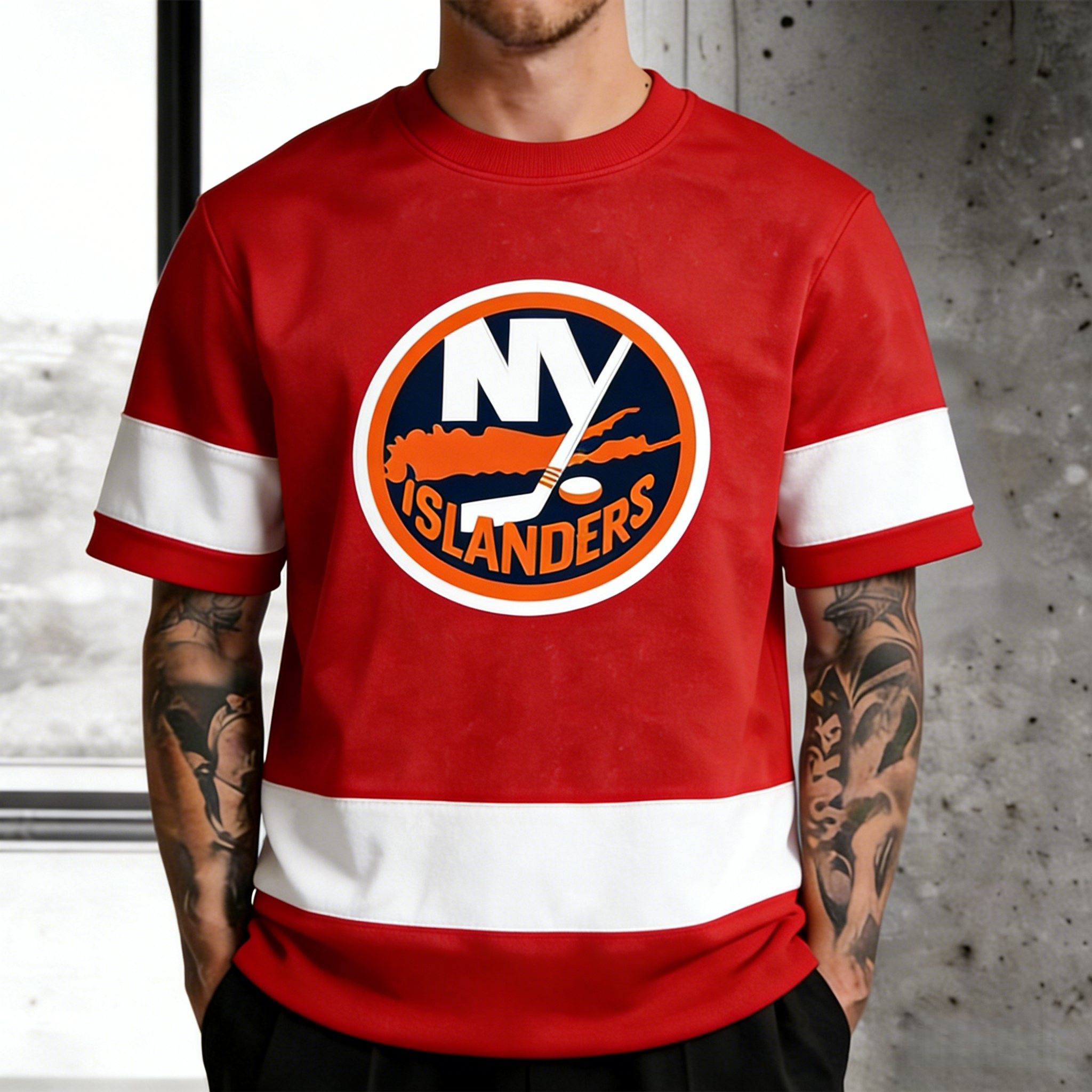 Unisex  "New York Islanders "  Inspired Trendy T-shirt