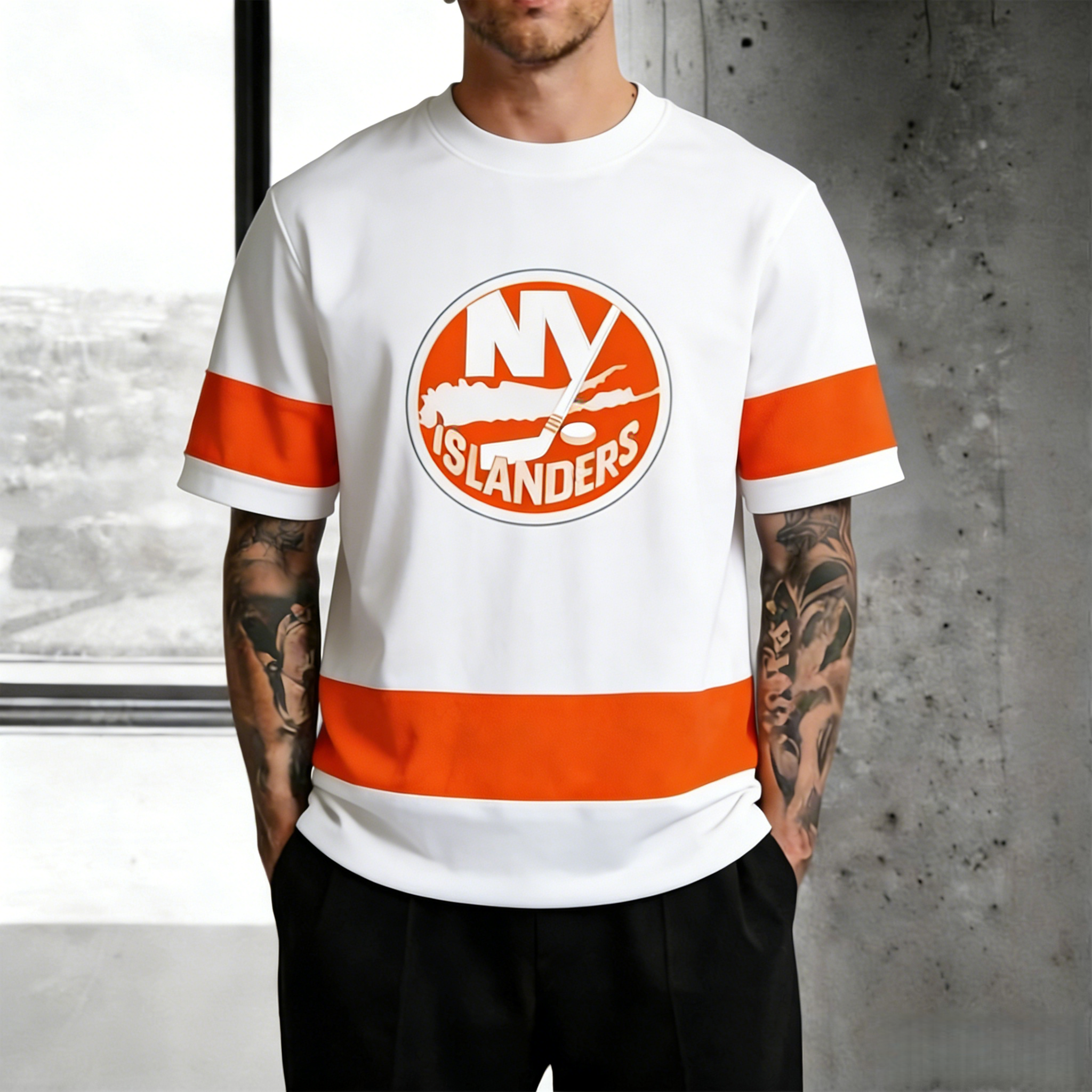 Unisex  "New York Islanders "  Inspired Trendy T-shirt