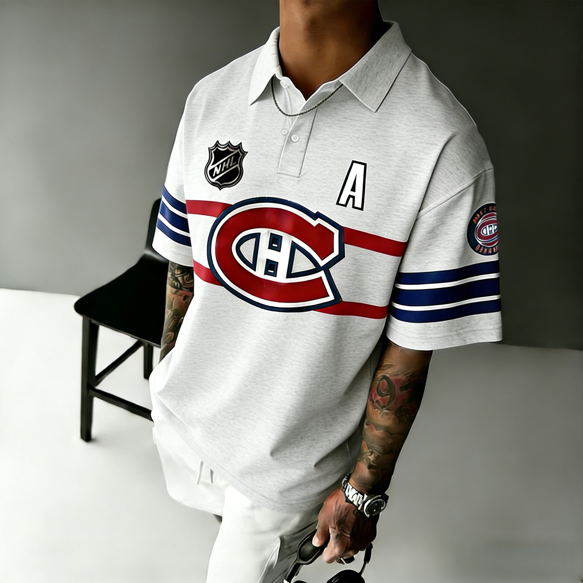 Montreal Canadiens "C" premium polo shirt