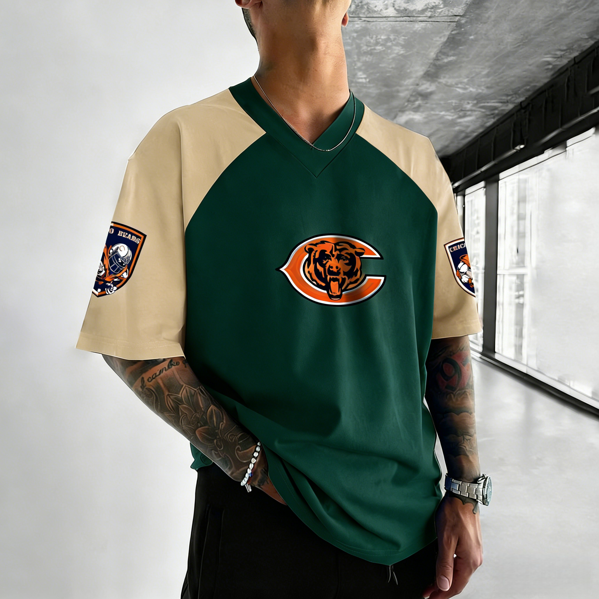 Unisex  "Chicago Bears"  Inspired Trendy T-shirt