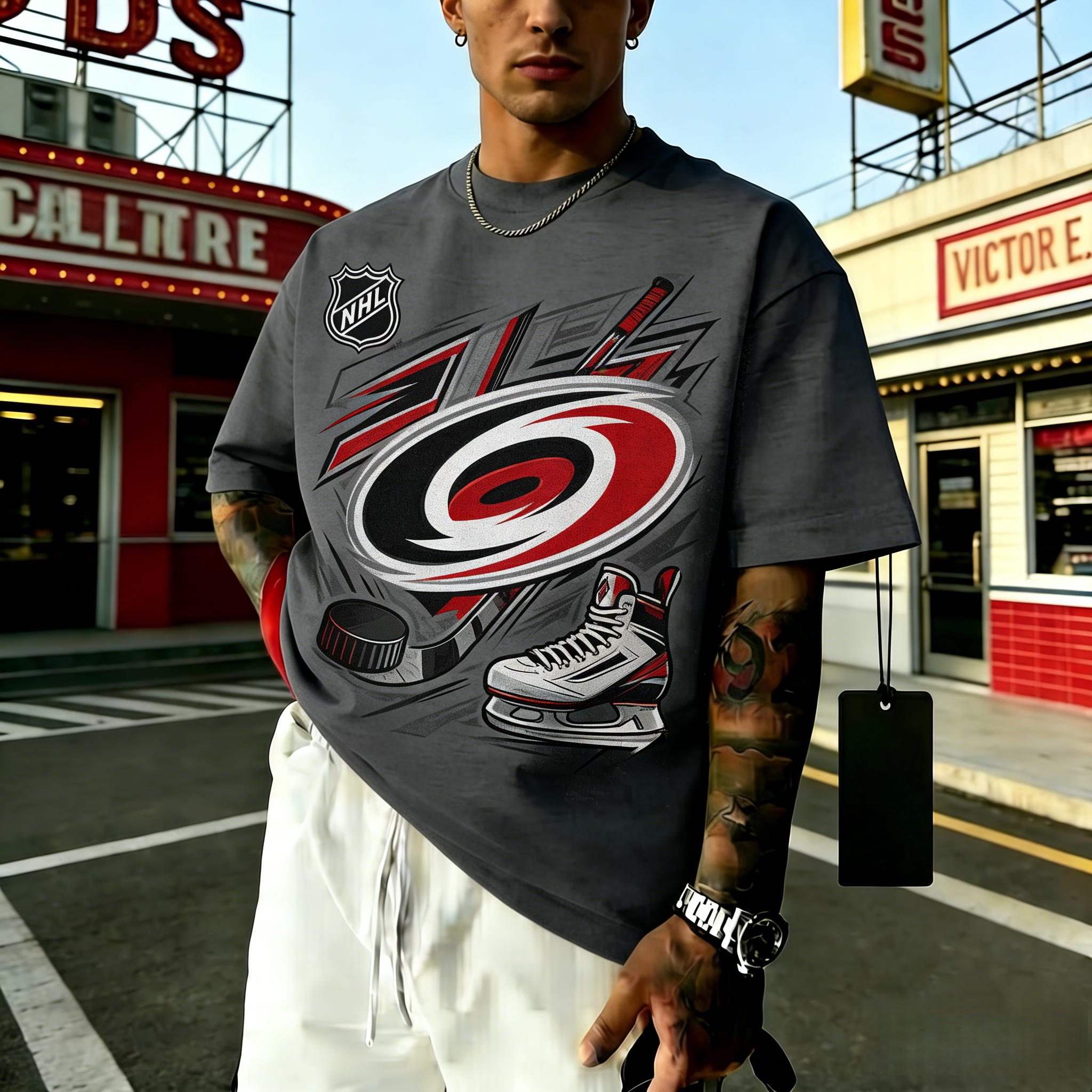 Unisex "Carolina Hurricanes" Inspired Trendy T-shirt