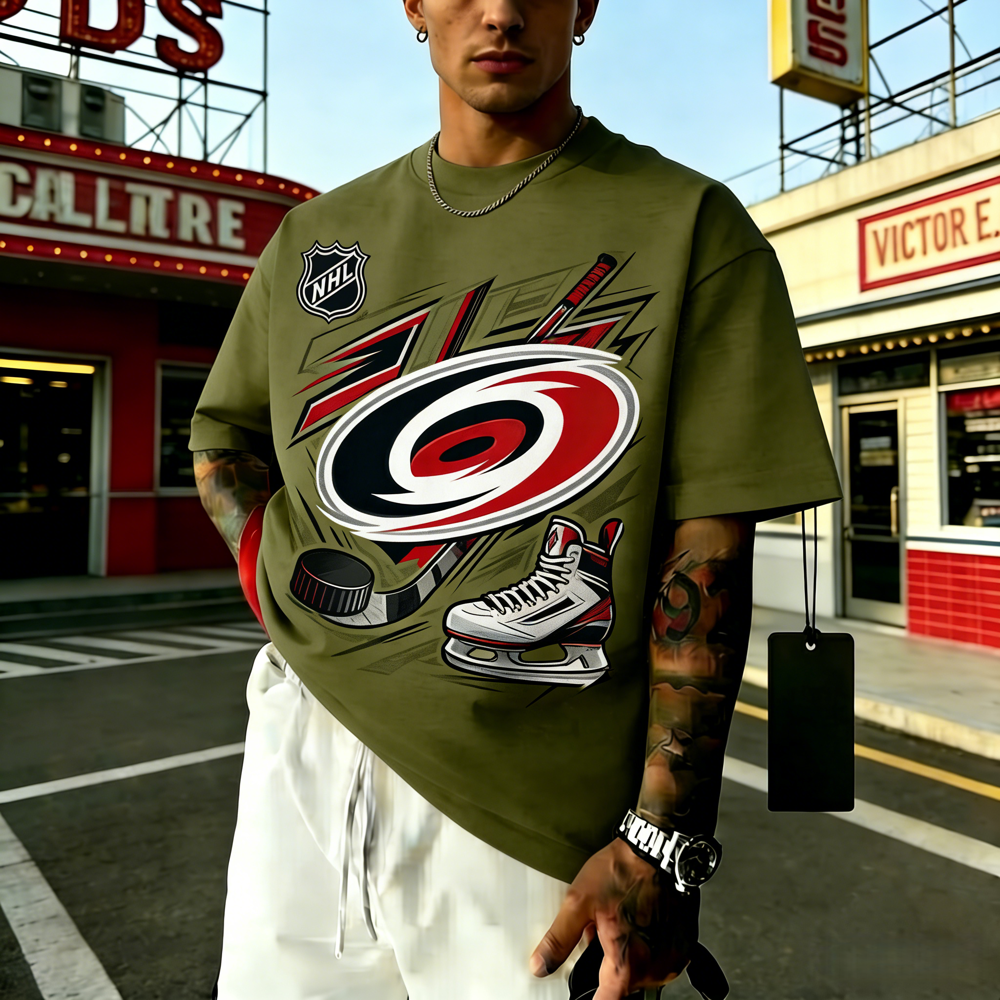 Unisex "Carolina Hurricanes" Inspired Trendy T-shirt