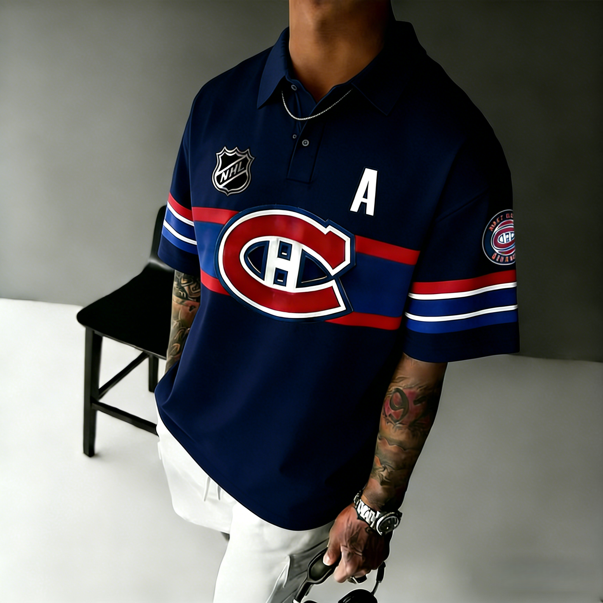 Montreal Canadiens "C" premium polo shirt