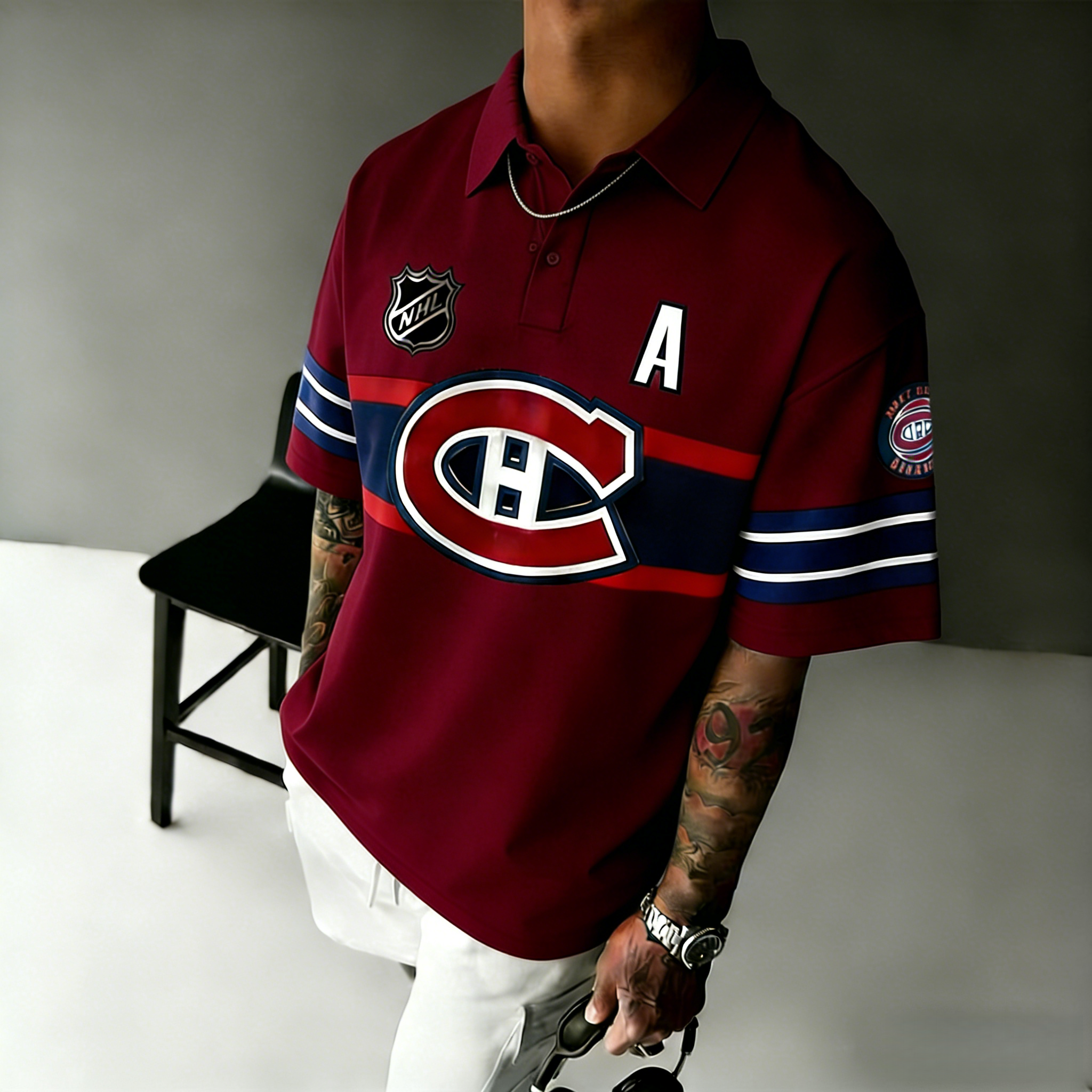 Montreal Canadiens "C" premium polo shirt