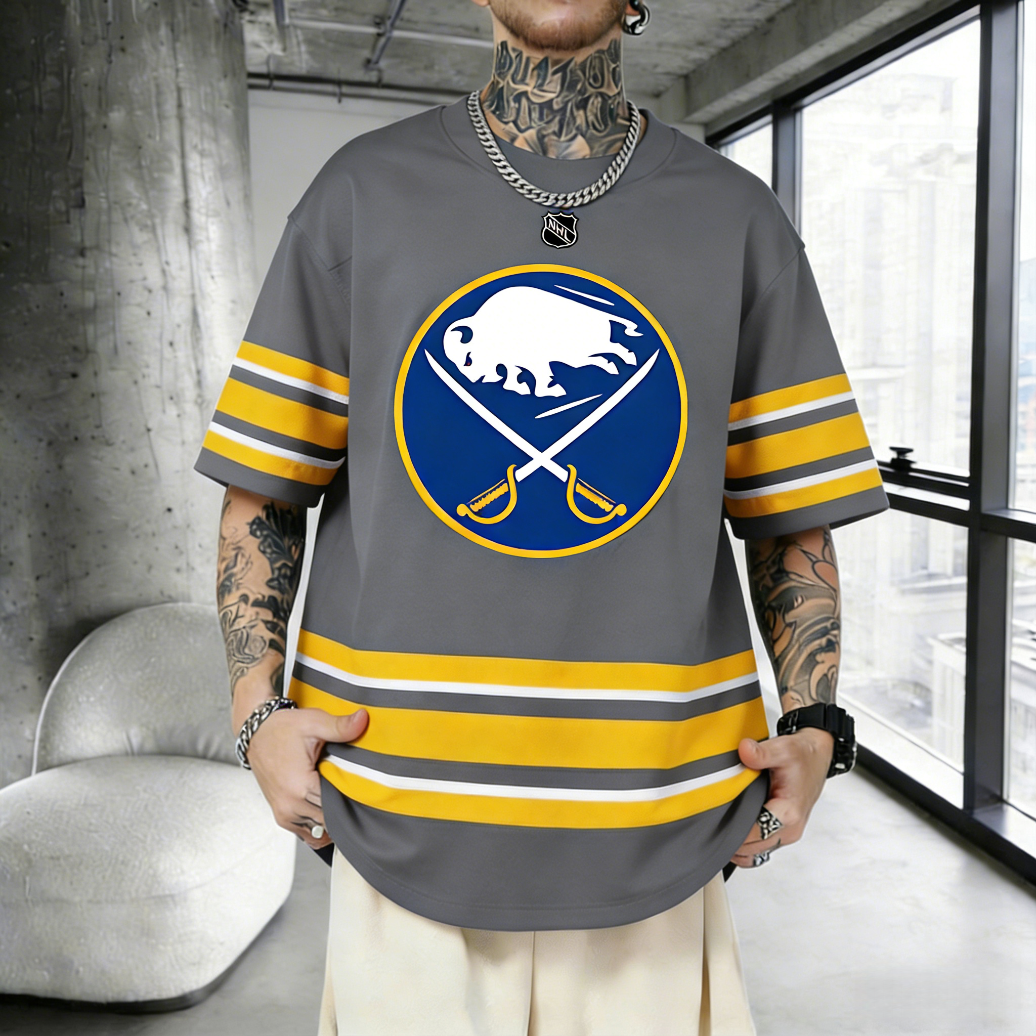 Unisex  "Buffalo sabres "  Inspired Trendy T-shirt