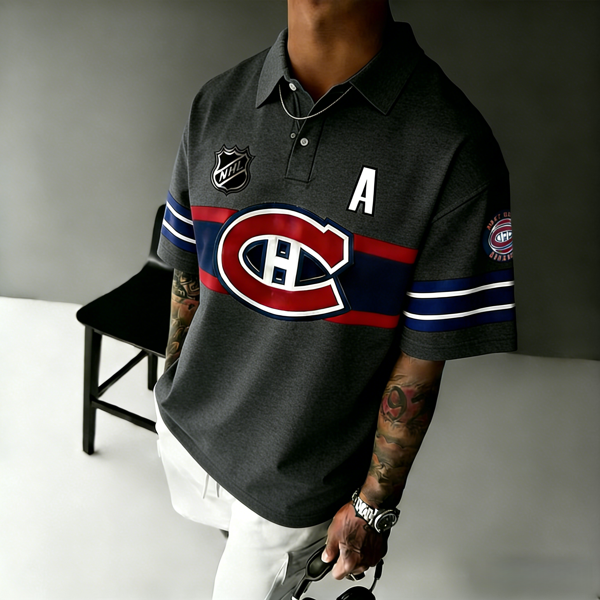 Montreal Canadiens "C" premium polo shirt