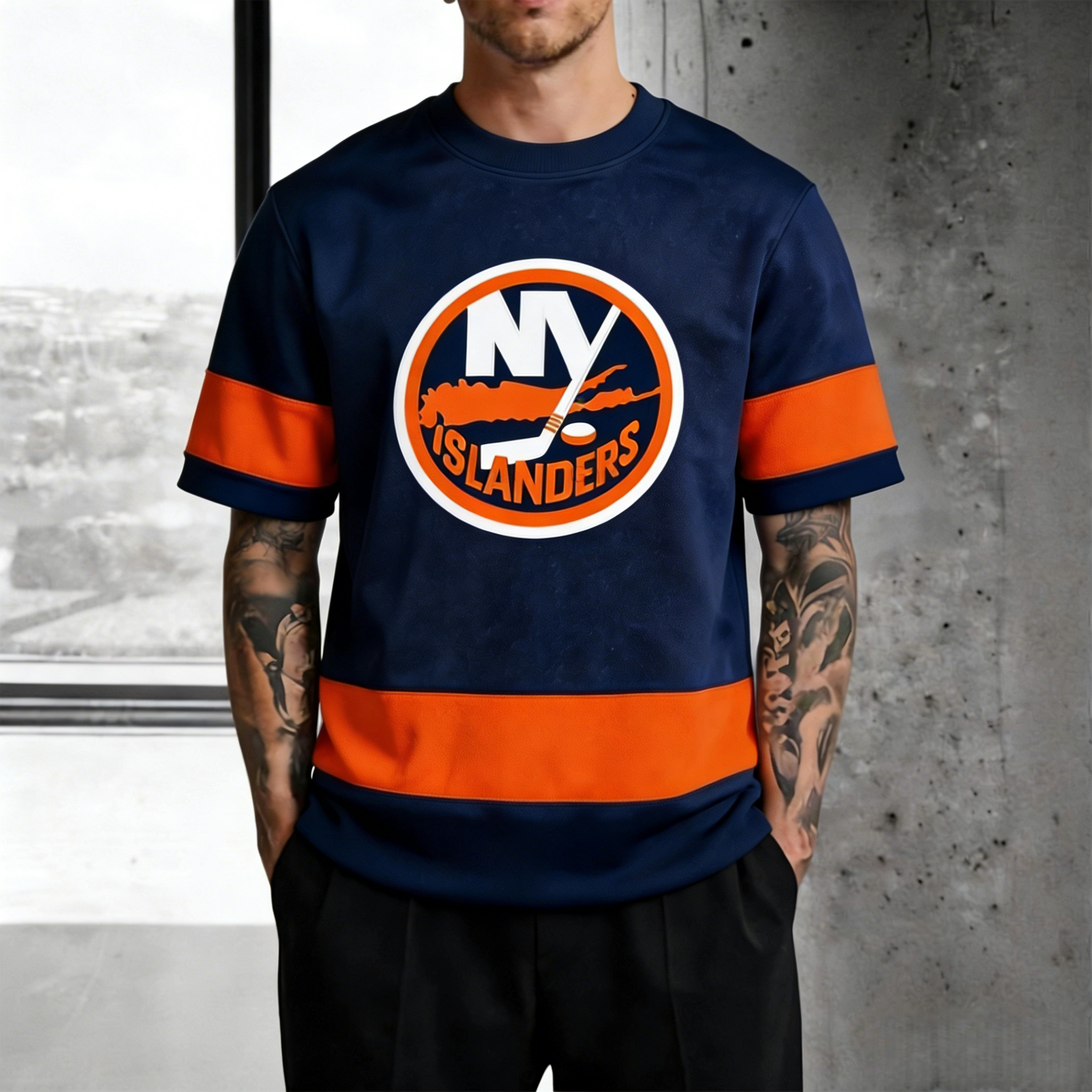 Unisex  "New York Islanders "  Inspired Trendy T-shirt