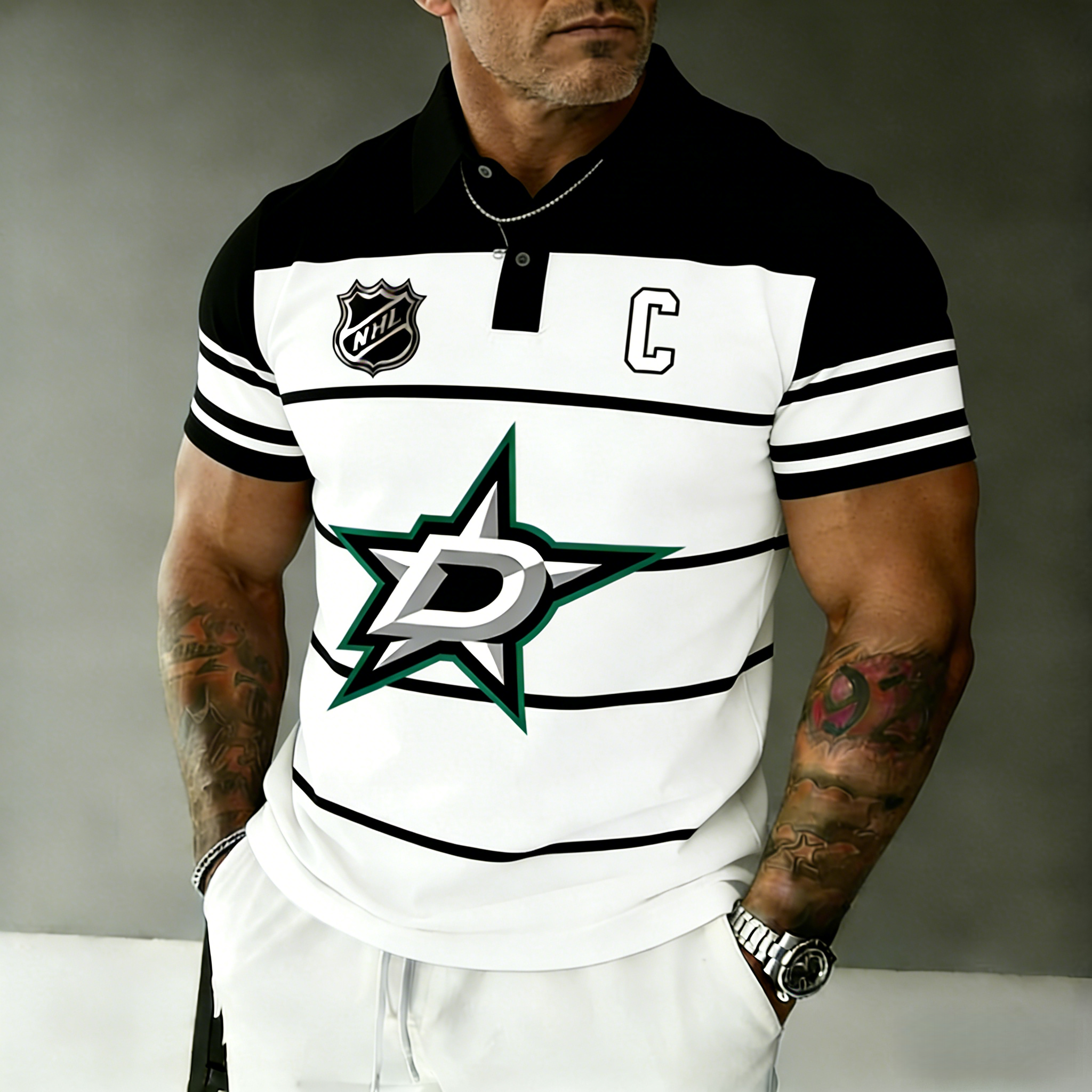 Dallas Stars captain's polo shirt